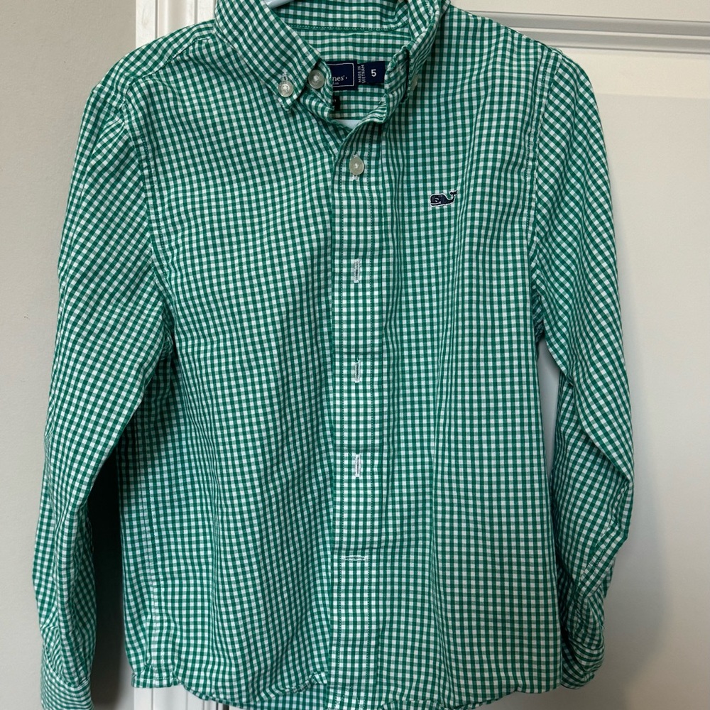 SOLD Vineyard Vines Button Down Whale Shirt